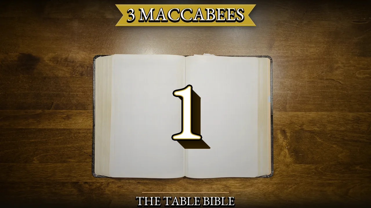 3 Maccabees Chapter 1