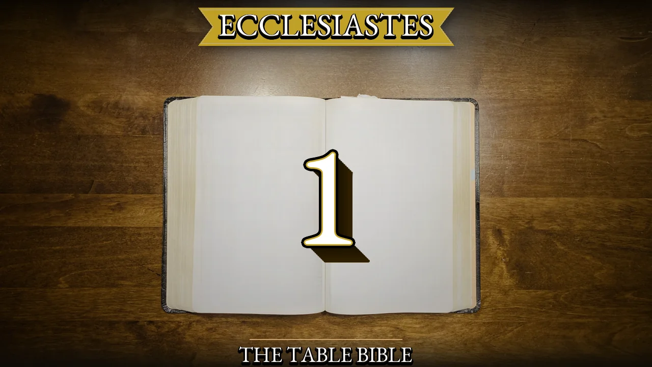 Ecclesiastes Chapter 1