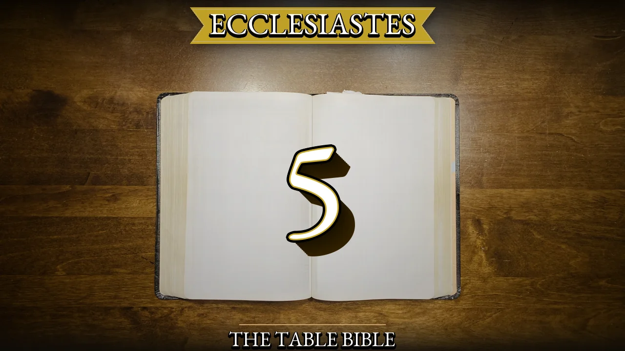 Ecclesiastes Chapter 5